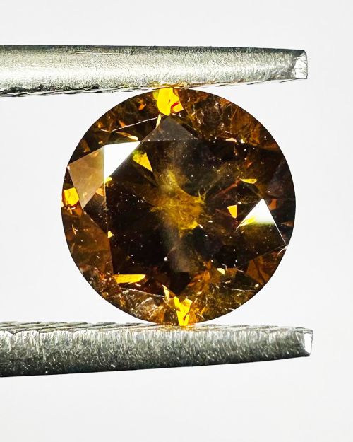 Natural Brownish-Orange Diamond 1.01 Carat